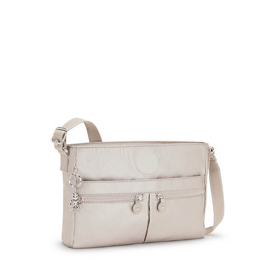 Kipling New Angie Metallic Crossbody Bags Metallic Glow | CA 1199XY